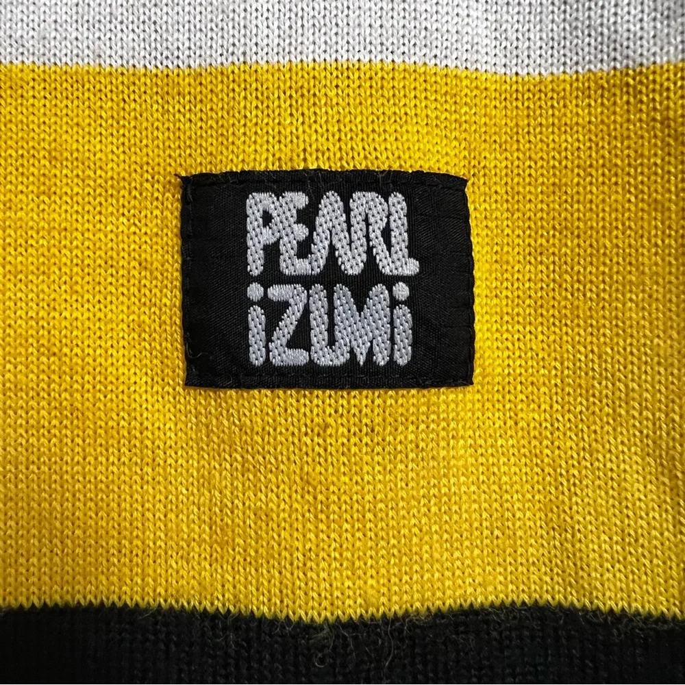 Vintage Pearl Izumi Striped Cycling Sweater 30% Wool | 80s | M | Made in Hong - Picture 5 of 10